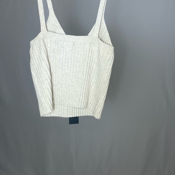 The Range Wool Blended Knit Cropped Corset Tank - Picture 7 of 8